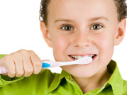 Teach children how to brush teeth